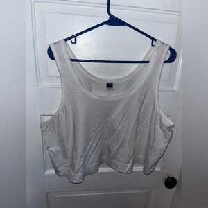 Old Navy Boxy Cropped Scoop Neck Tank